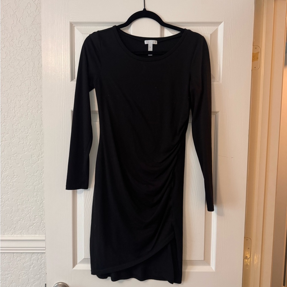 Leith Black Long Sleeve Dress